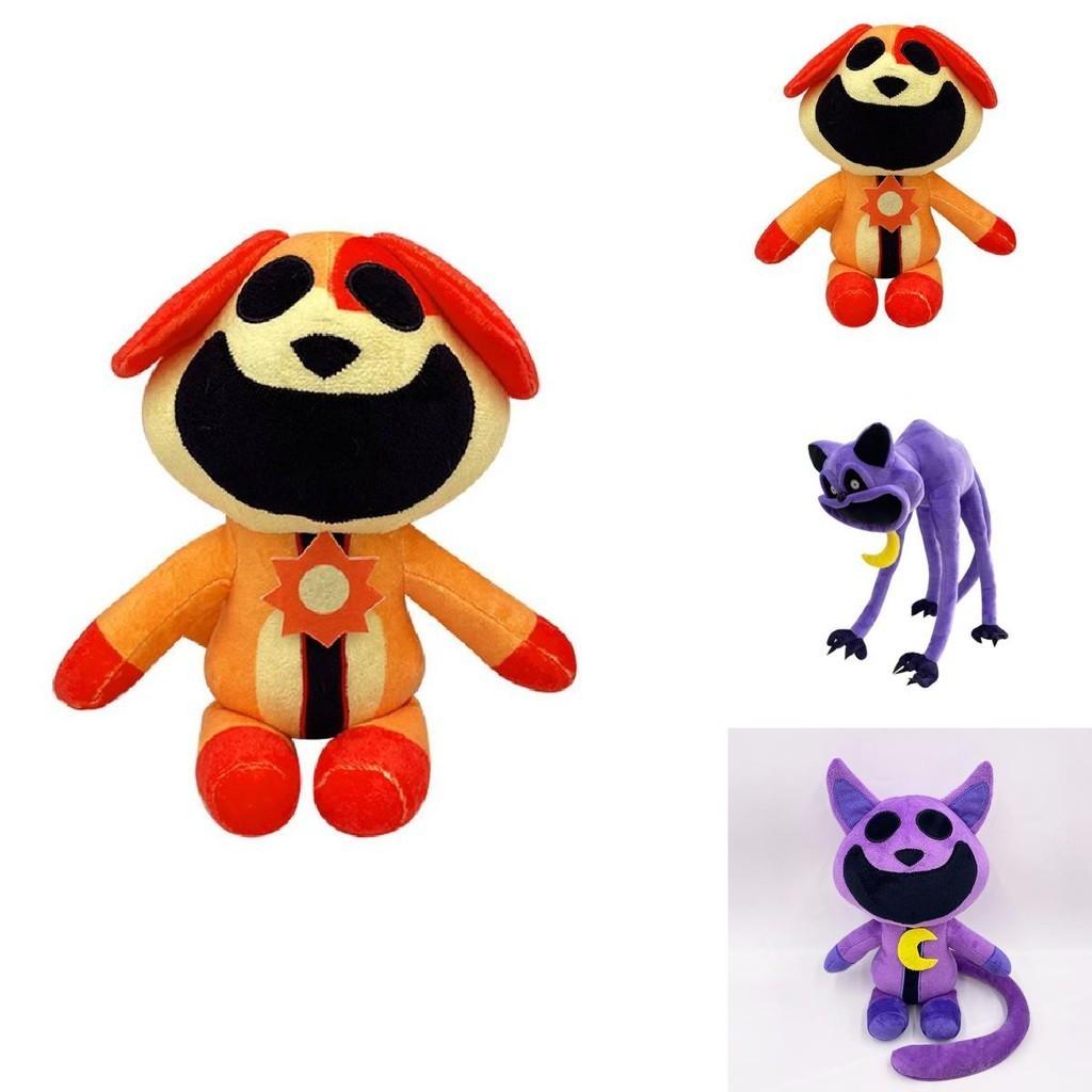 Cross-border New Product Game Doll Terror Purple Cat Monster Smile Animal Big Mouth Purple Cat Plush Toy