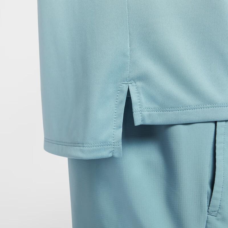 Nike Dri-FIT Rise 365 Logo Print Round Neck Pullover Quick-Dry Breathable Short Sleeve T-Shirt Men Tops Denim-Blue CZ9185464