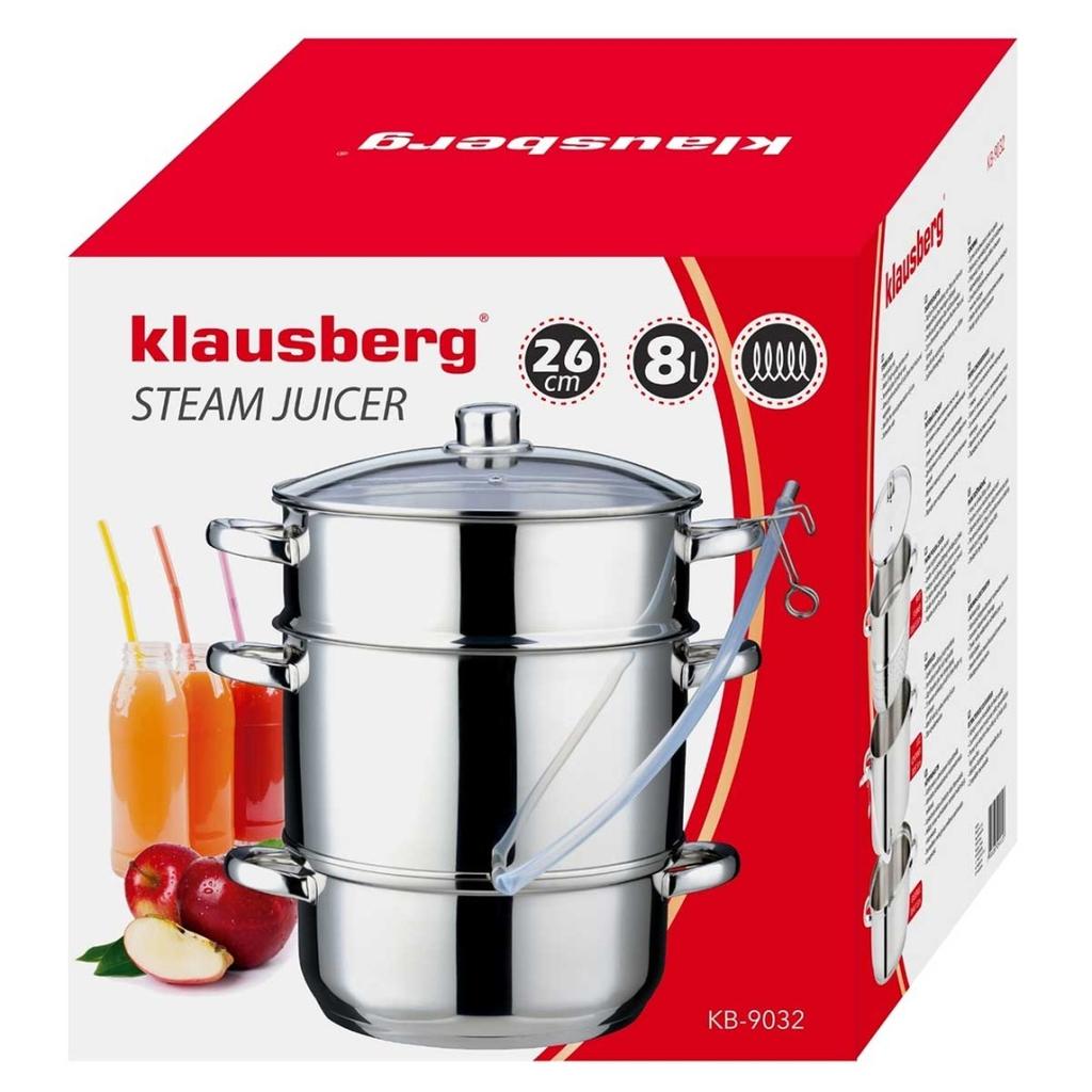 Steam Juicer 8L Induction Gas Klausberg Kb-9032 Juice Pot