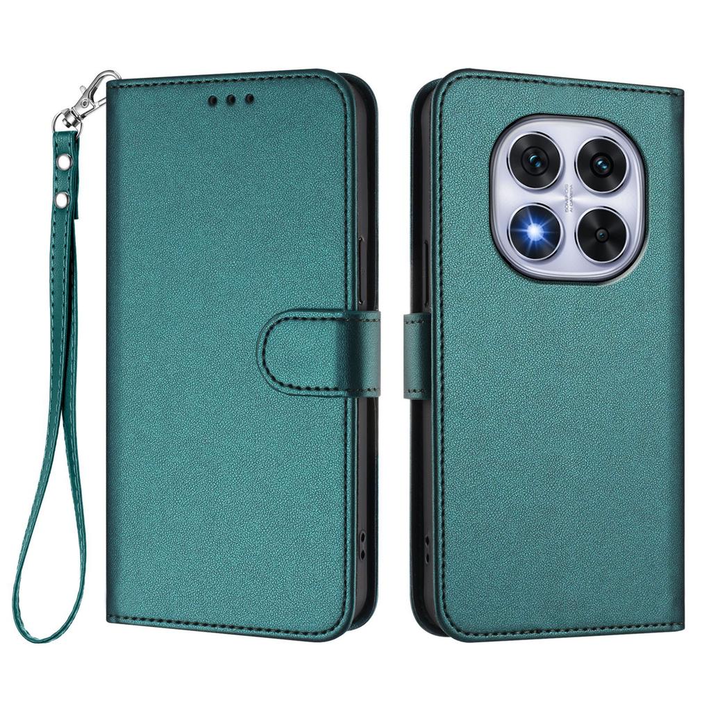 For Xiaomi Redmi Note 14 Pro+ 5G/Xiaomi Poco X7 5G/Xiaomi Redmi Note 14 Pro 5G Leather Case Wallet Stand Phone Cover with Wrist Strap