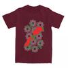 Vintage Morocco Flag TShirts for Men Round Collar Pure Cotton T Shirt Short Sleeve Tee Shirt Plus Size Tops