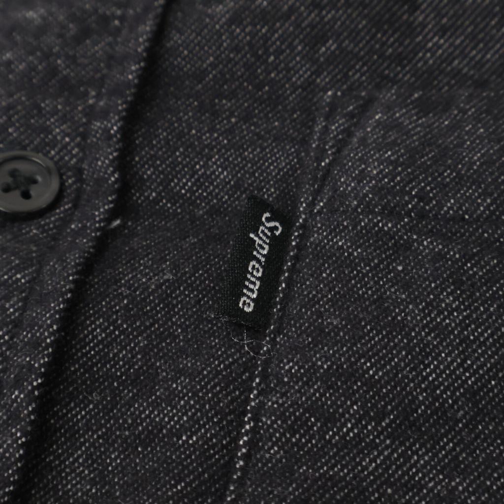 Supreme Cotton long sleeve shirt tops S Charcoal grayUsed