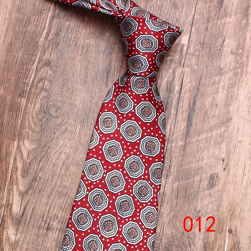 Rael 9Cm Business Casual Tie Men'S Printed Tie, Printed British Retro Tie