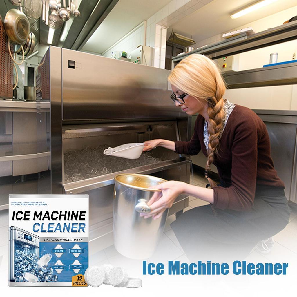 Ice Machine Cleaner Descaling Cleaning Tablets Gentle Cleaning Care Small Appliance Accessories For Descaling Deodorizing