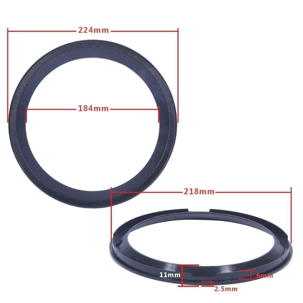 3/4/5/6.5/8 inch Speaker Trim Ring Plastic Speaker Bezel Grille Bezel Loudspeaker Grille