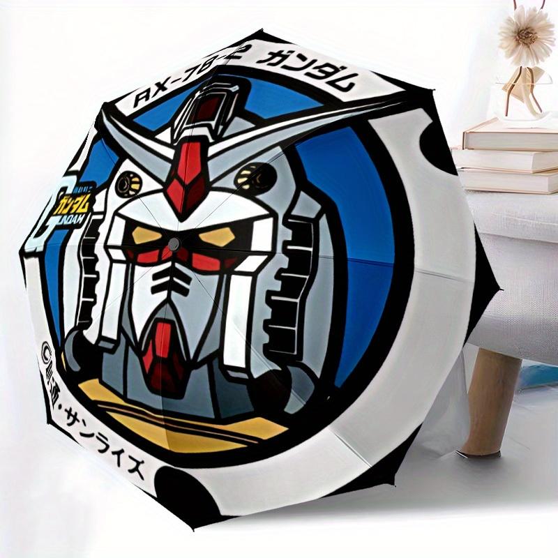 Gundam Robot Automatic Open/close Umbrella, Heavy-Duty Iron Frame, Folding Portable Design, Travel, Everyday Use 175
