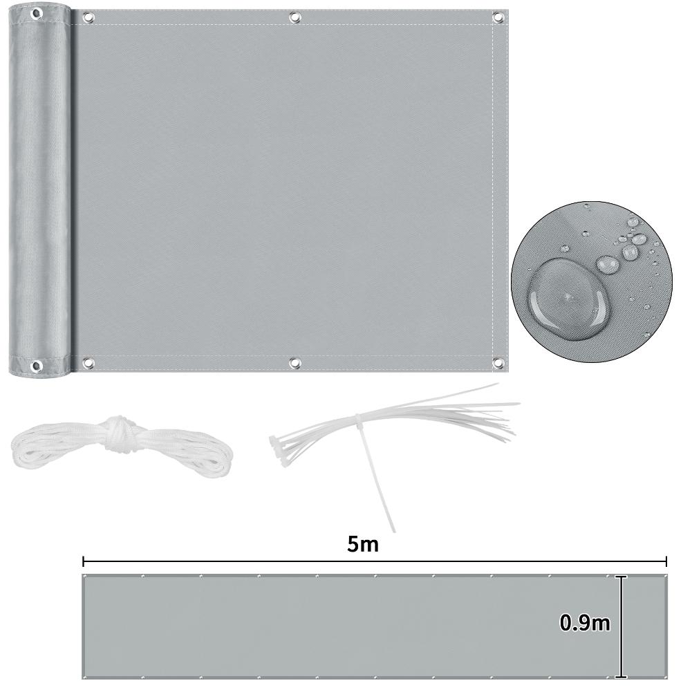 Fence Privacy Screen Heavy Duty Windscreen Fencing Cover Mesh Fabric Cloth with Grommets UV Protection for Outdoor Garden Patio