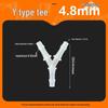 Y-Type Tee Barb Hose Connector for Water and Oxygen