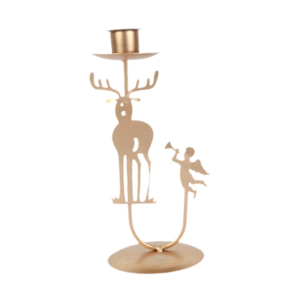 Taper Candle Holder Christmas Candlestick Candelabrum Club Farmhouse Candles Stand Candelabra for Living Room Mantel New Year