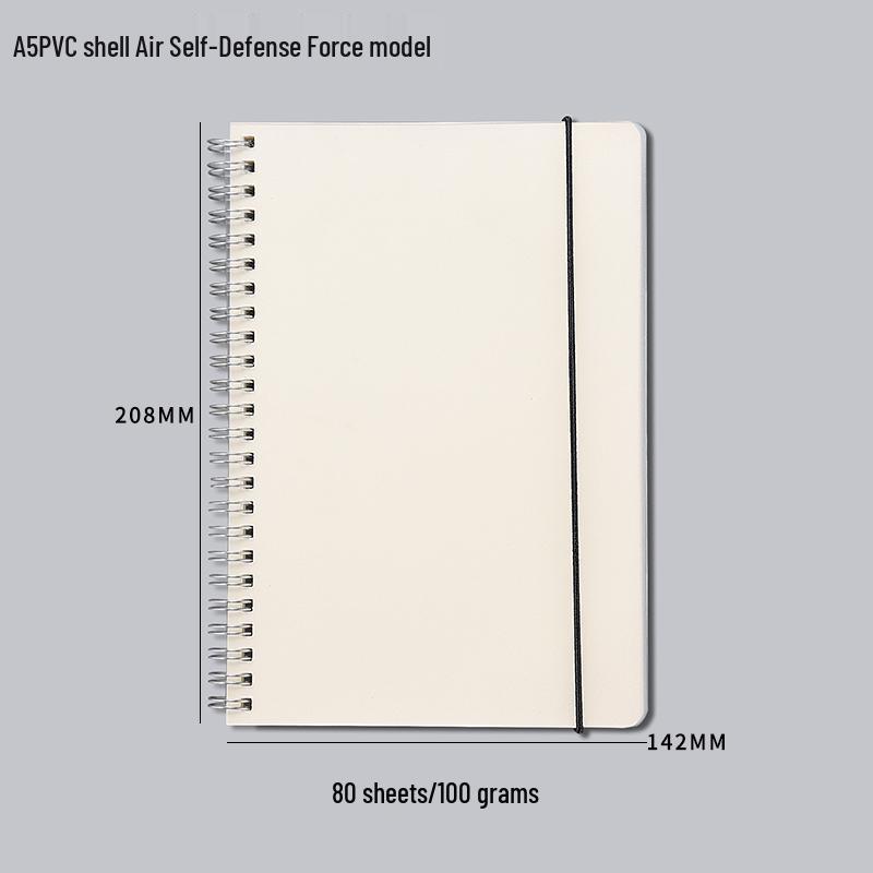 A5 Loose-Leaf Detachable Error Notebook with 6-Hole A4 Paper, Clip-On Shell, and A6 Inner Page Buckle Ring.