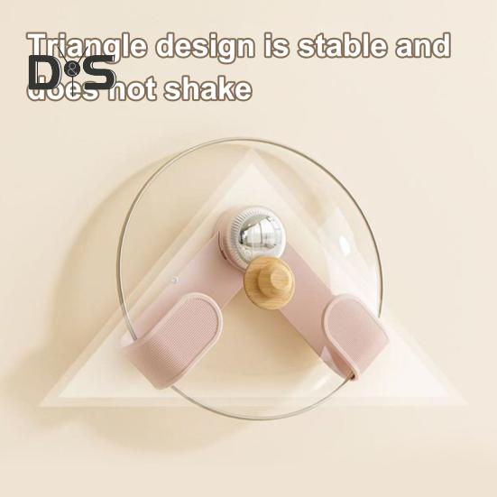 Βεντούζα Ράφι Καπακιού Κατσαρόλας Ρυθμιζόμενος Σχεδιασμός Απλή Εγκατάσταση Επιτοίχιος Αποθηκευτικός Ράφτης Καπακιών Κατσαρόλας Θήκη Καπακιού Τηγανιού