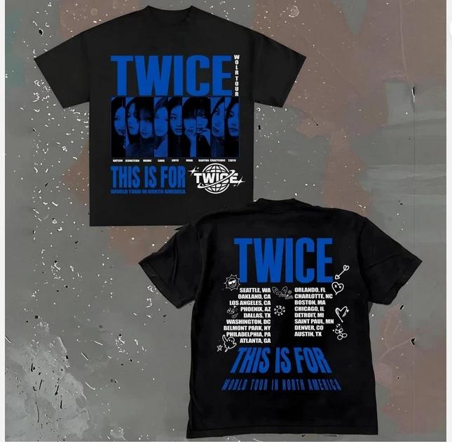 Twice This is for World Tour Part 2 Four Twice Ready to Be Tour T-Shirt L