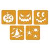 Halloween Stencils 15x15cm 5 Pieces