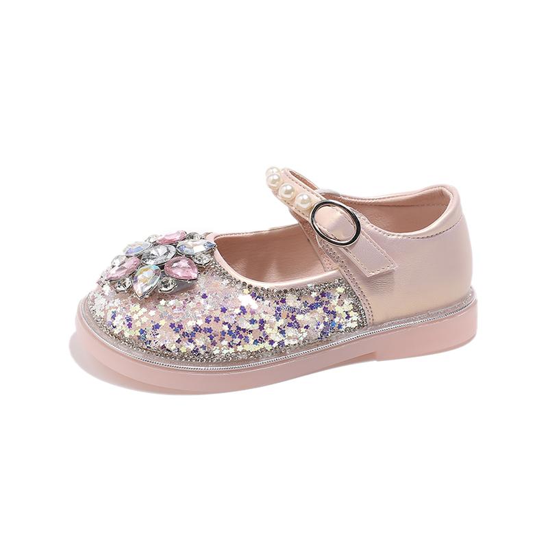 

New Fashion Spring and Autumn new girls princess shoes soft sole fashionable girls performance shoes 24