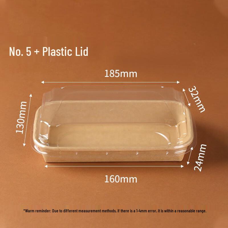 Jin Wuyuan Disposable Kraft Takeout Boxes with Lids