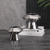 Silver Mushroom Ceramic Vase Geometric High-legged Flower Pot Flower Vase Terrarium Flowerpot Home Decoration Accessories