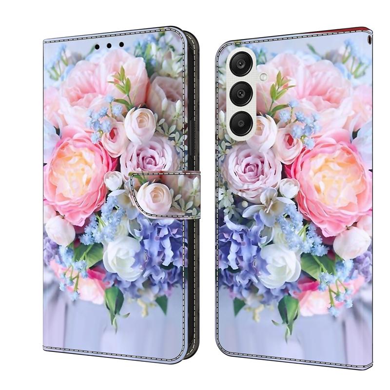 For Samsung A56 5G SM-A566B Case Painted Pattern Wallet Flip Book Cover on For Samsung Galaxy A56 A 56 SM-A566V Phone Case Funda