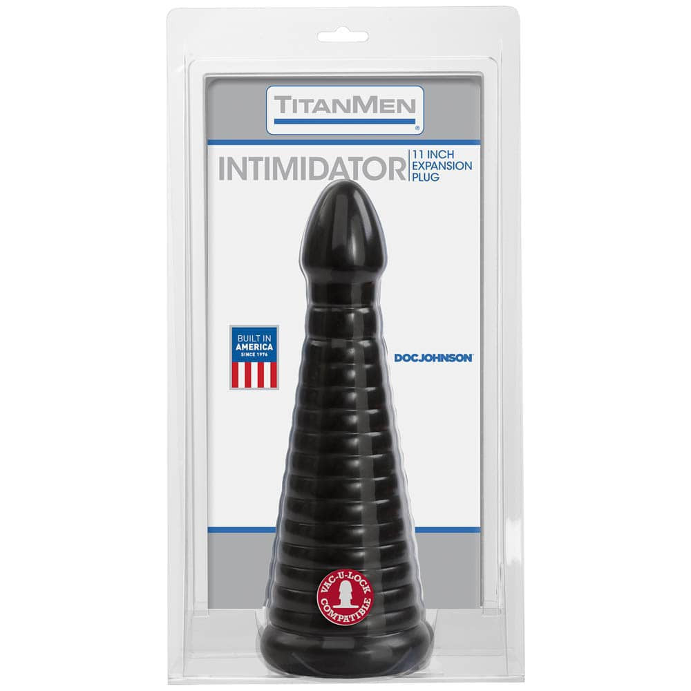Gode XXL Intimidator TitanMen 25 x 9 cm Noir - TitanMen - Dilatation