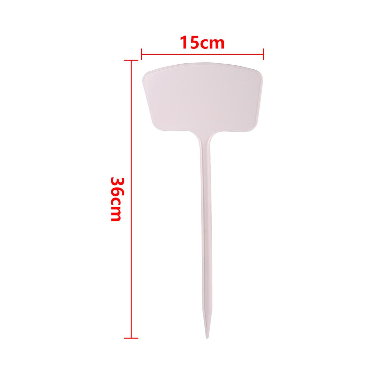 

Fan-Shaped Plant Sign Ground Insertion Potted Flower Succulent Label Garden Thickened Plastic T-Shaped Waterproof Tag 1/10/20Pcs 1Pc білий