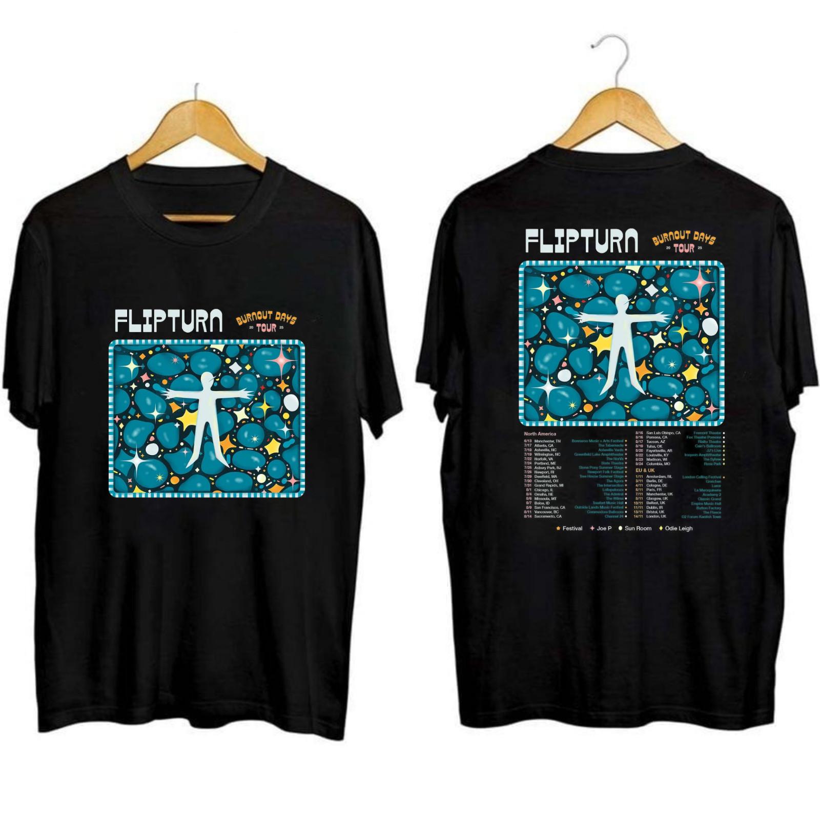 flipturn Burnout Days Tour Shirt All Size S-4XL Fan Gift XXL