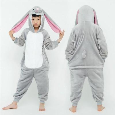 Kinder Herbst Winter Loungewear Cartoon Tier Onesie Kinder Flanell Nachtwäsche
