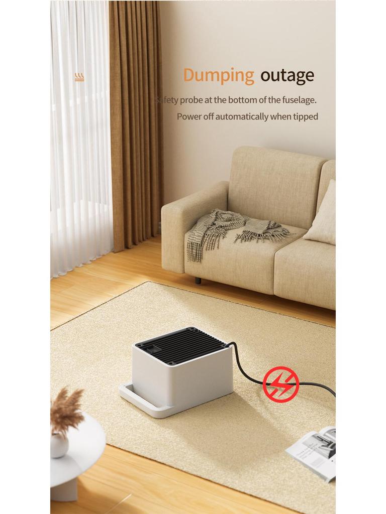 Mini Household Desktop Heater - European/American Standard