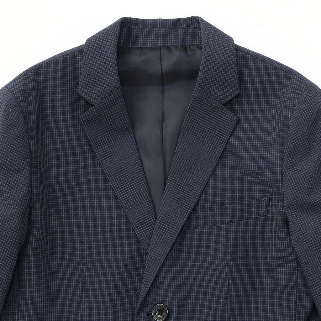 Micro-Karo Anzug 130cm Marineblau [Comciseism] (110-130cm) 98-03SI05-204