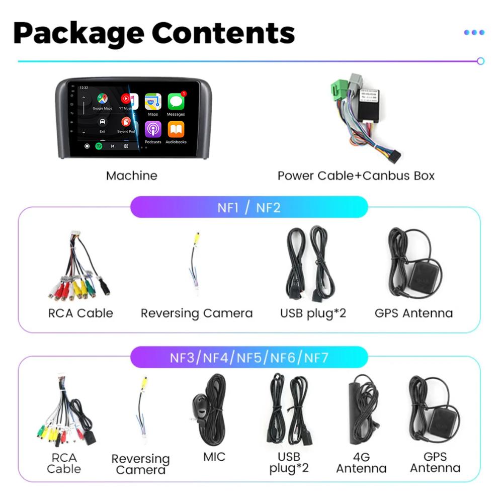 Car Radio Android 14For Volvo S80 1998 1999 2000 2001 2002 2003 2004 2005 2006 Navigation GPS Multimedia Player Stereo Carplay