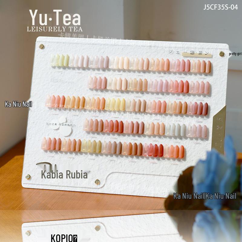 Jianyou 35 Shades Ice Jade Gel Polish 2025: Translucent Whitening Nude Nail Set
