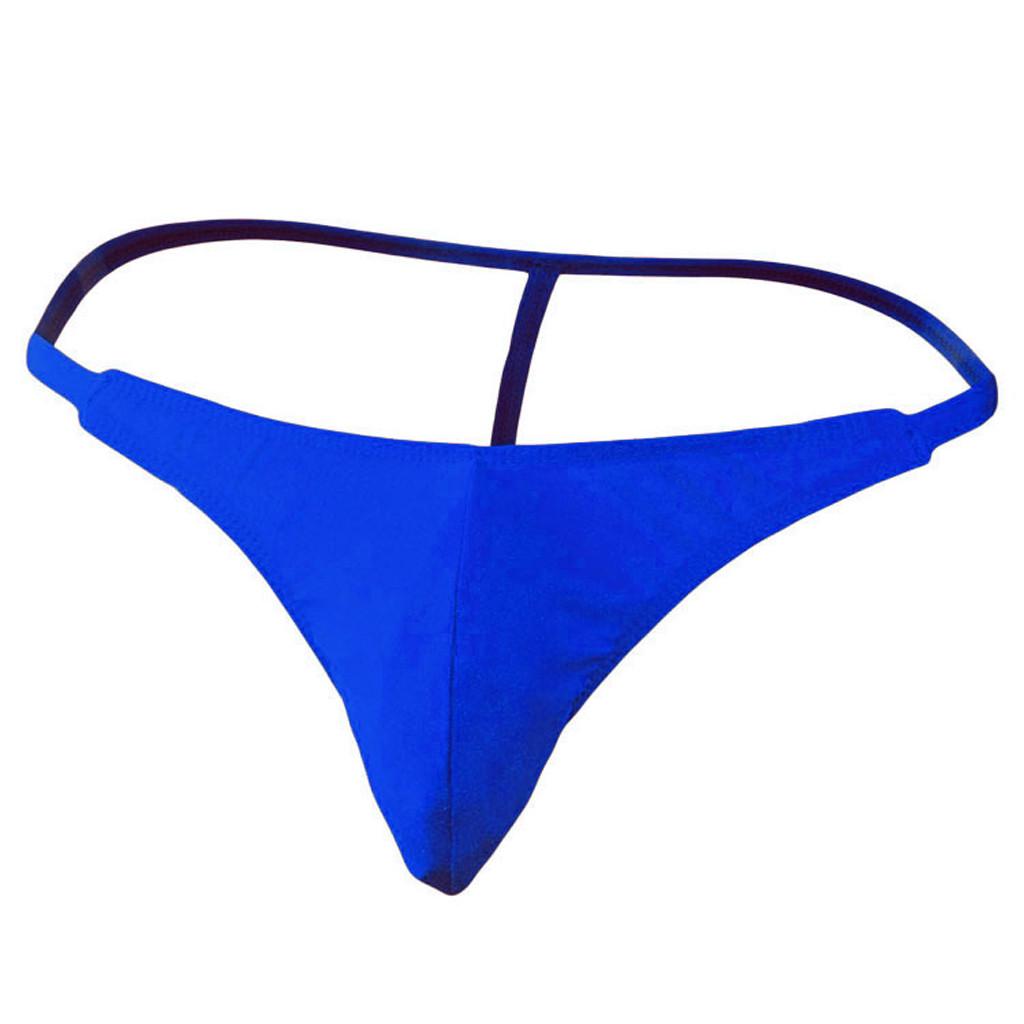 Men's Fashion Sretch G-string T-back Micro Thong Briefs Underwear