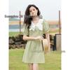 New French Sweet Girl Style Slimming Fairy Net Yarn Dress