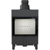 Smart steel fireplace KRATKI LUCY SLIM 8 kW Ø 160 MSK