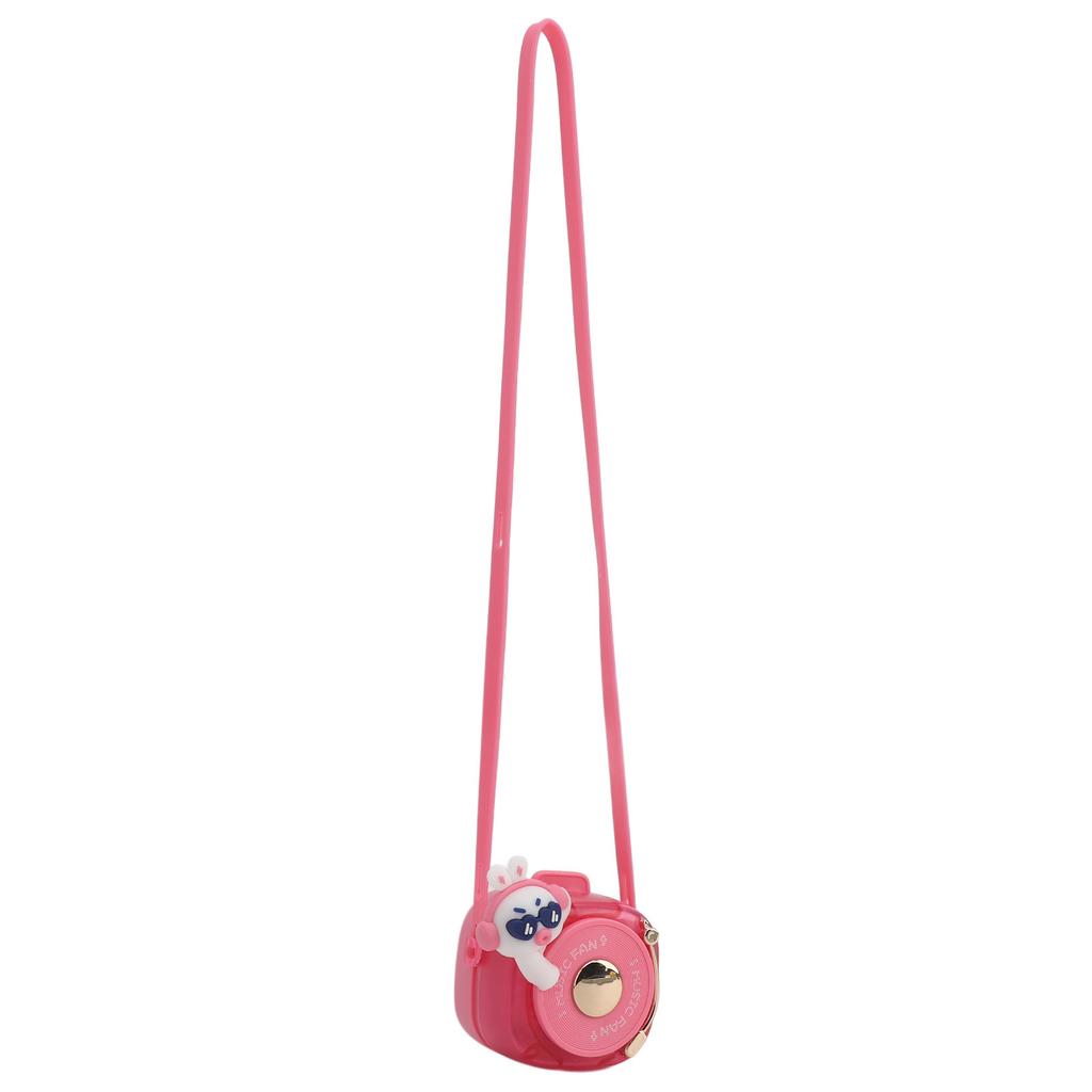 Niedlicher Tragbarer Nackenventilator 3 Geschwindigkeiten Blattloser Mini-Hänge-Nackenventilator Leise USB Wiederaufladbar Tragbar