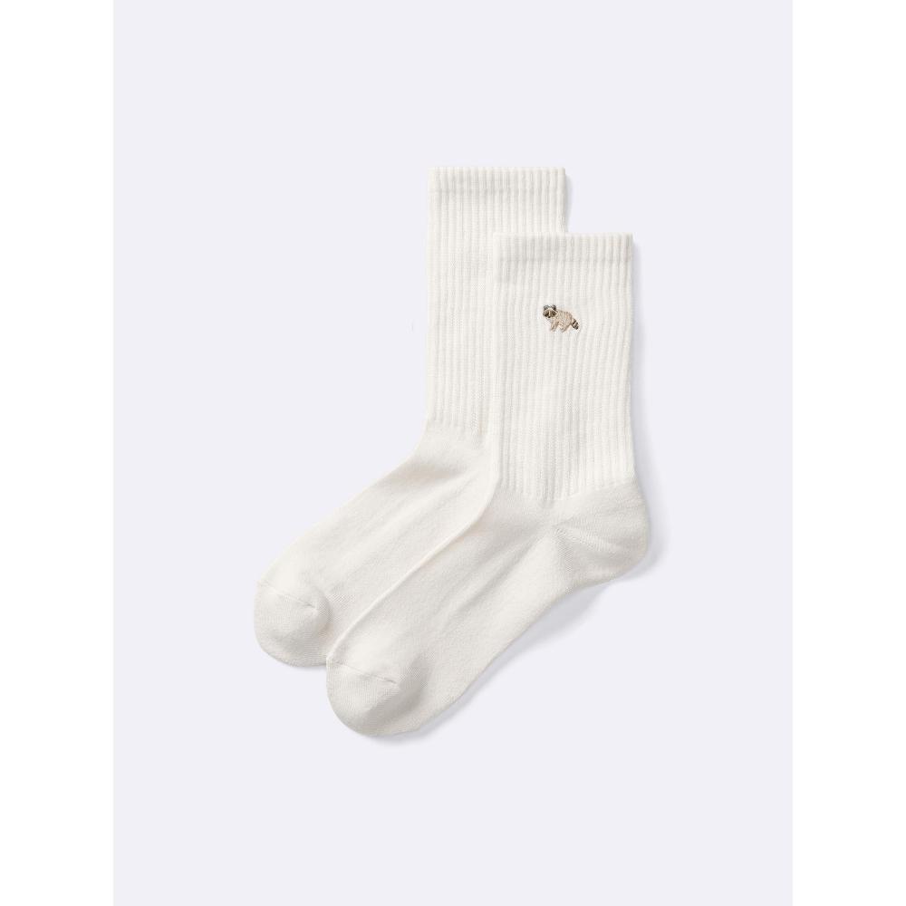 Gu Style Heat High Ankle Socks  Embroidery 