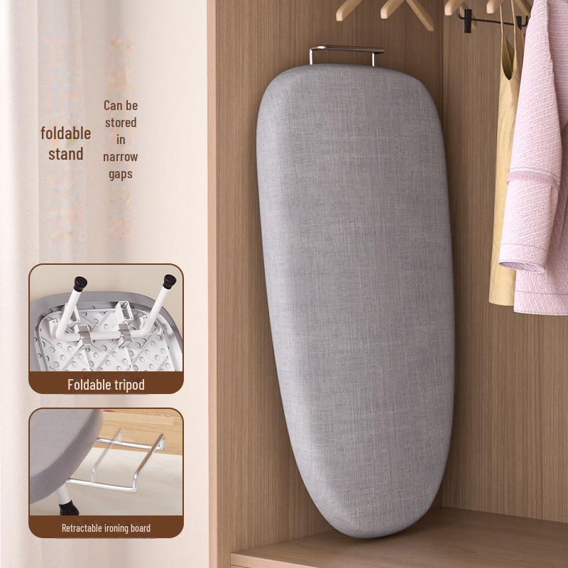 Compact Folding Desktop Ironing Board for Household Use