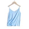 Silk Camisole for Women, V-Neck Spring/Summer Top, Trendy Base Layer, Stylish Acetate Outerwear Tank Top