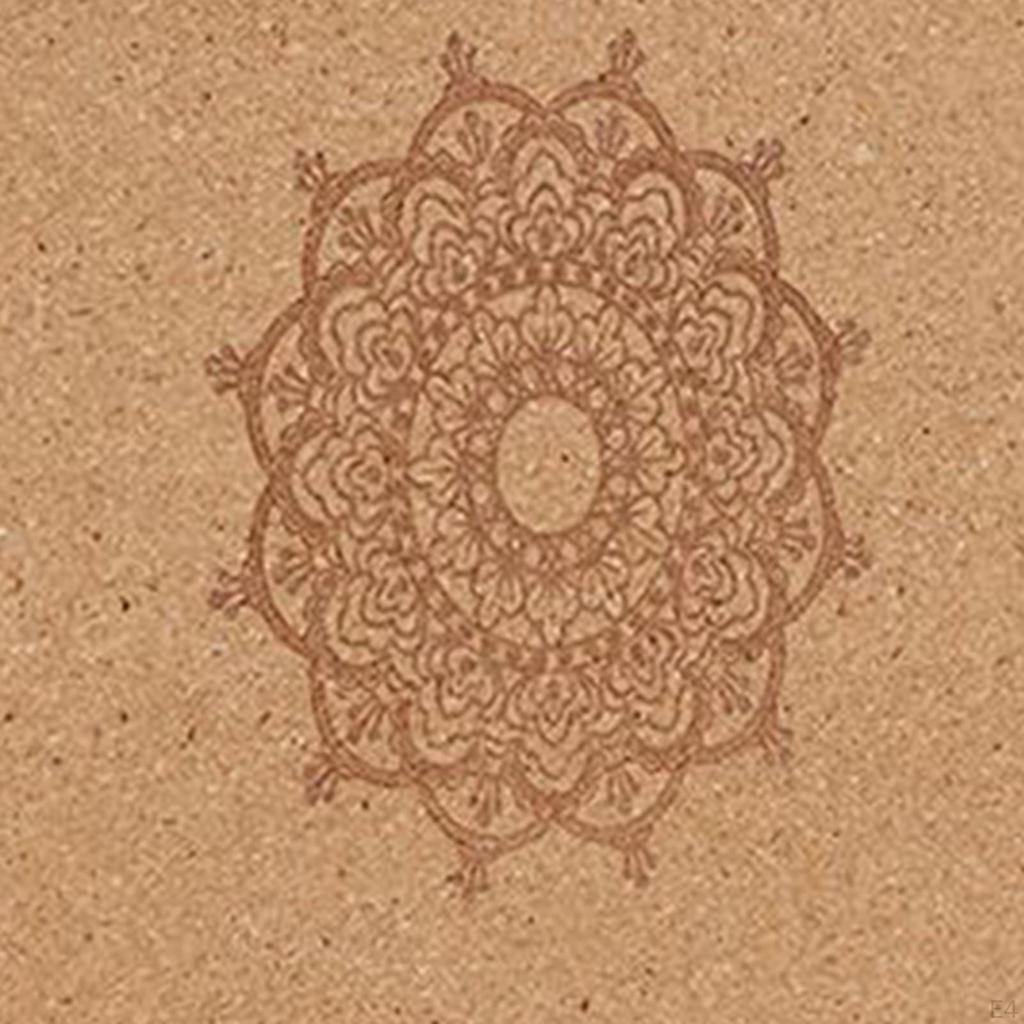 Kork Yoga Block Übungs Hilfsmittel Holz Zubehör für Fitness Home Gym