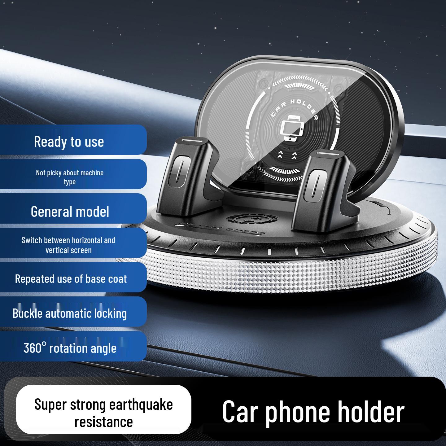 Premium 360° Klebe-Autohalterung für Armaturenbrett-Navigation