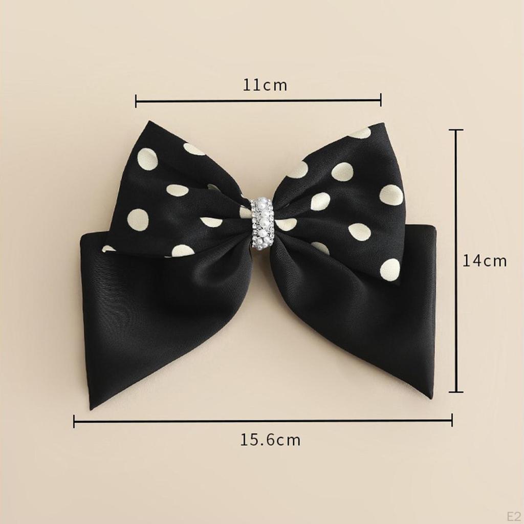 Hair with Dot Styling Clips Hairpins Exquisite Layered Hairgrips Headwear Bowknot Barrette for