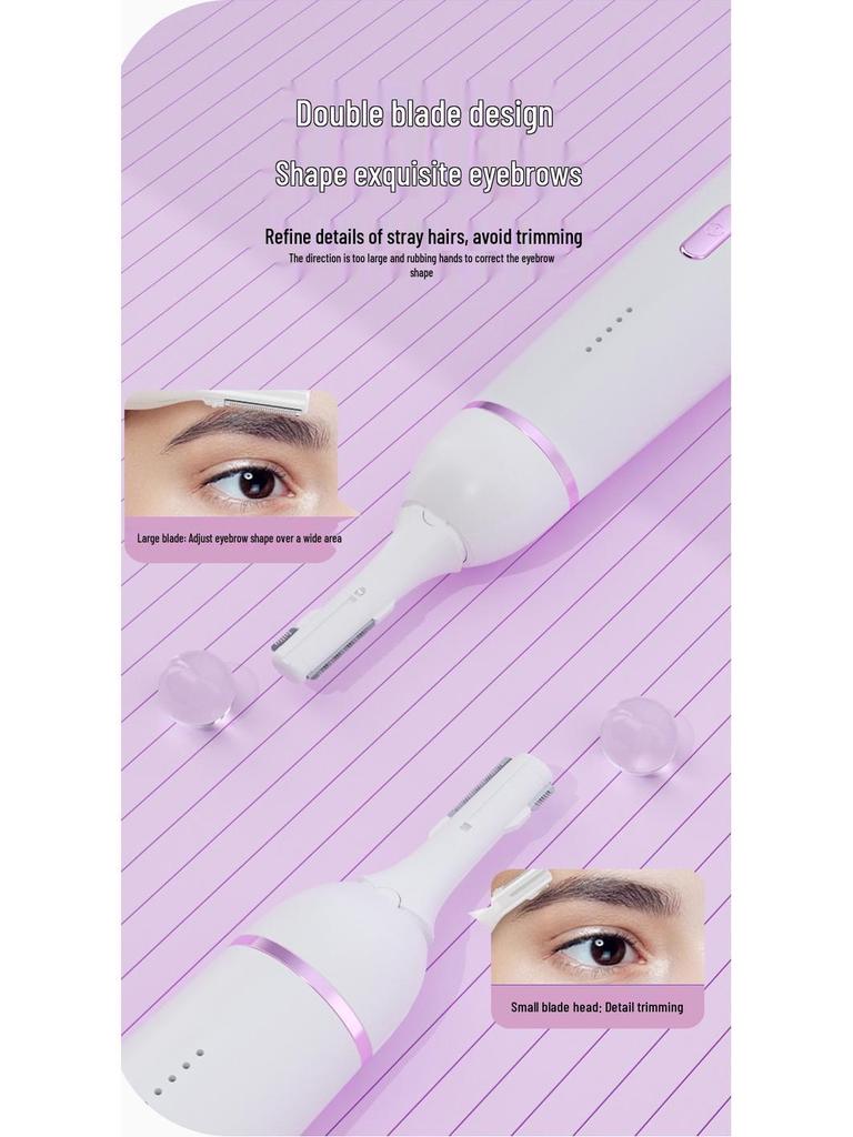 Elektrischer 5-in-1-Rasierer für Damen: Multifunktionale Haarentfernung für Achseln, Beine und den Intimbereich