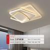 Golden Ceiling Light, Living Room Main Light, Modern and Simple Atmospheric Lighting Fixtures