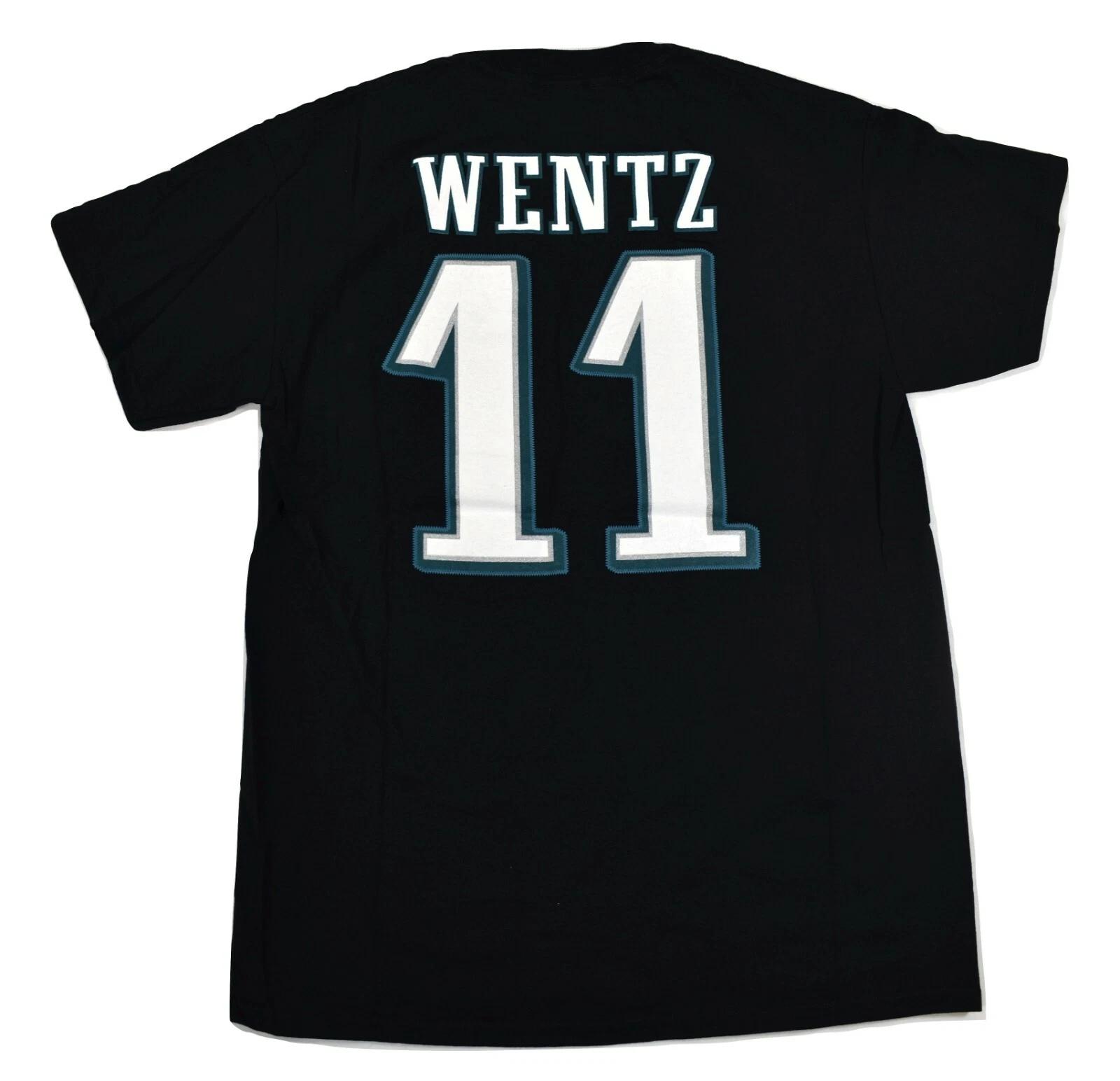NFL Mens Philadelphia Eagles Carson Wentz Super Bowl LII Shirt New M, L, XL XL