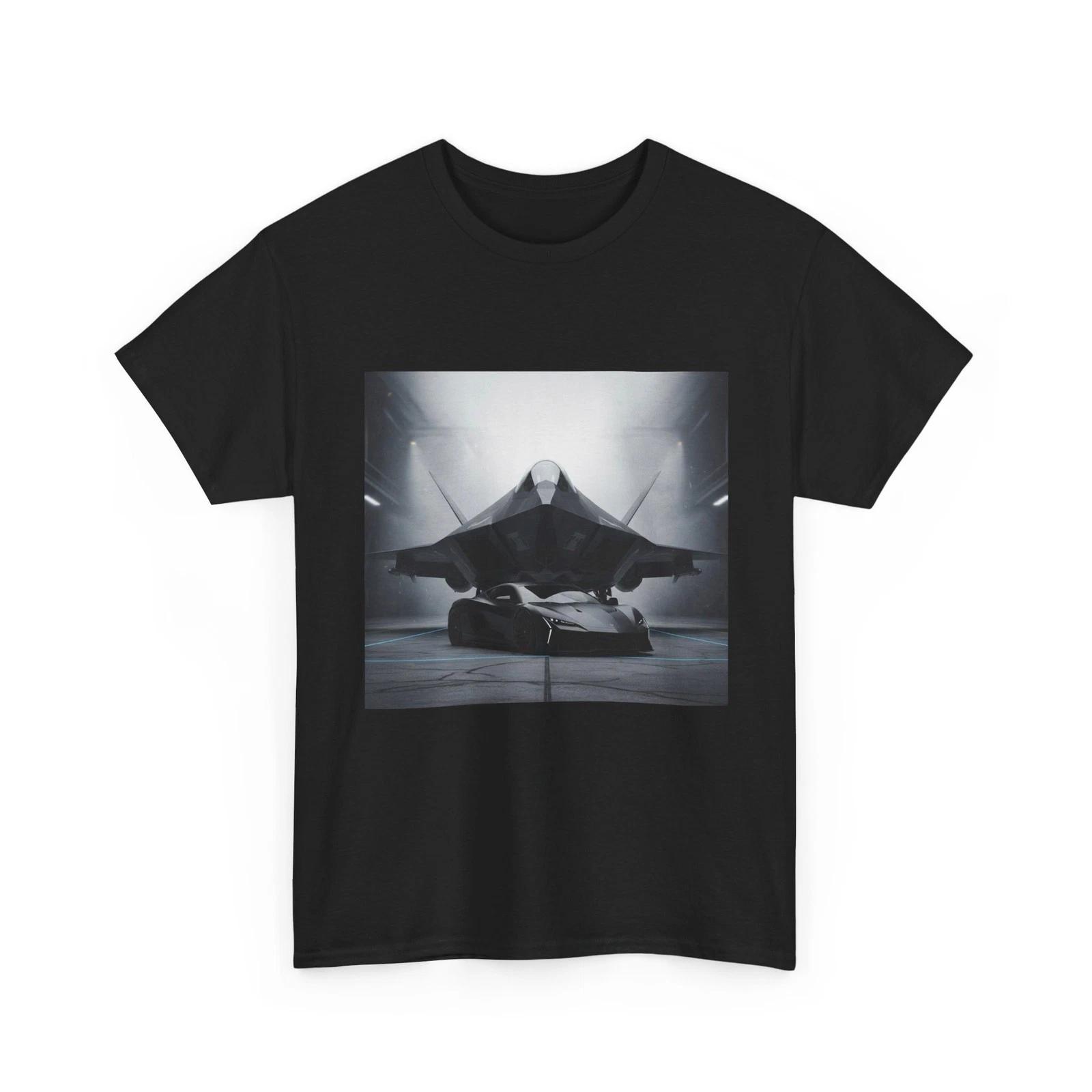 Stealth Fighter Jet T-Shirt | Military Aircraft Photo, Aviation T-Shirt Super car 2XL