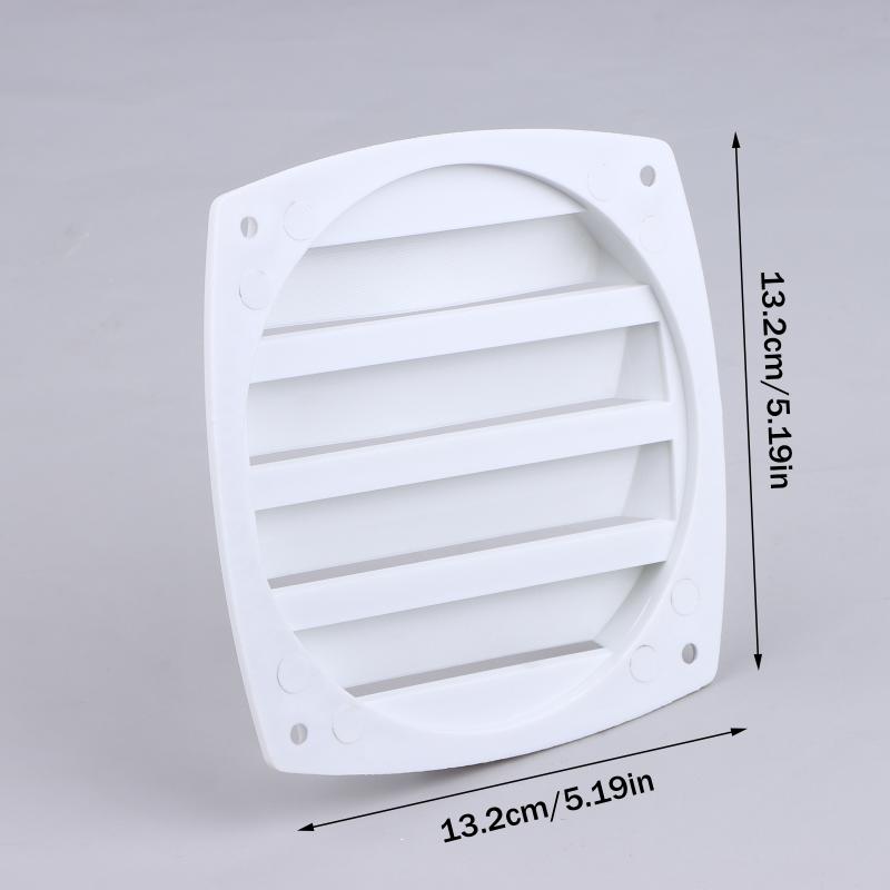 1Pcs Boat Louvered Vent Replace Square Air Vent Grill Ventilation Ducting Cover Outlet Vent For Marine Rv