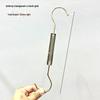Transparent Acrylic S-Shaped Crystal Clothes Hanger Hook