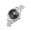 Poche 30Mm Women'S Sun & Moon Metal Watch Fm7602Lm-Bk