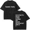 T-shirt Homme Femme Vintage Lavé Rivalité Chauffante Chauffé Tout Le Temps Rivalité Occasionnellement Citation Classique T-shirt