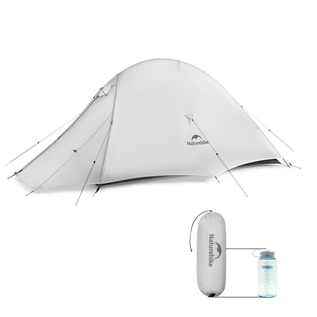 Naturehike Cloudup UL Nový kg stan pro hory aerodynamická třída 7 odolný proti větru a dešti 15D robustní a lehký rozšířený rychloupínací úložný vak součástí solo