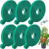 10M/Roll Double Side Hook and Loop Tape 10/12/14.5/20mm Green Garden Tape  Cable Management