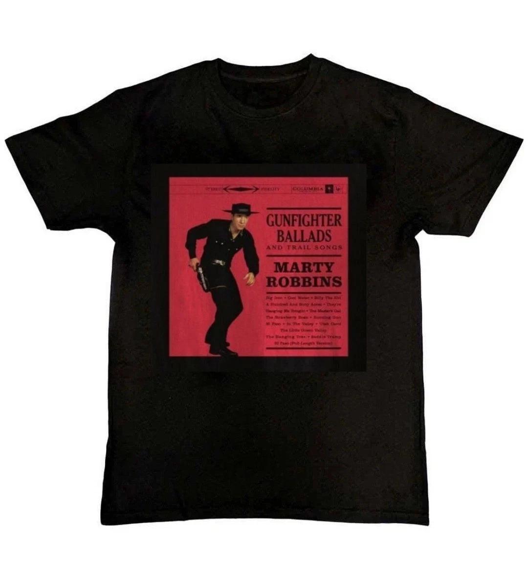 Men s and Women s T-shirts MARTY ROBBINS gunfight Graphic Print Unisex Mens T-Shirt S M L XL 2 3 4 XL S